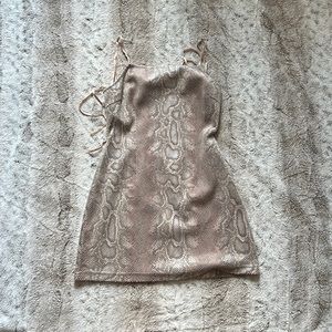 Women’s Snakeskin Dress
